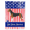 Dog Print American Flag Garden Size - S000213B001695P097082V000