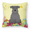 Easter Eggs Design Dog Art Fabric Decorative Pillow - S000213B001695P083242V000