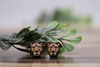 Pitbull Dog Breed || Wood Stud Earrings || Hypoallergenic