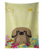 Easter Eggs Design with Dog Kitchen Towel - S000213B001695P084306V000