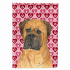 Hearts Love and Valentine's Day Dog Portrait Flag Garden Size - SS4517GF