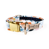 Poppy Elegant Summer Floral Buckle & Martingale Collar - S002793B002925P000077V046