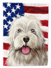 American Flag with Dog Artwork Flag Garden Size - CK6688GF