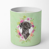 Dog 10 oz Flowers Decorative Soy Candle - CK4421CDL