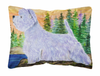 Dog Portrait/Landscape Painting Fabric Decorative Pillow - S000213B001695P126835V000
