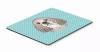 Checkerboard Design with Dog Mouse Pad, Hot Pad or Trivet - S000213B001695P044159V000