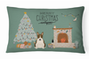 Christmas Dog Art Fabric Decorative Pillow - CK7699PW1216