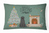 Christmas Everyone Dog Art Canvas Fabric Decorative Pillow - S000213B001695P020350V003