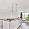 Lalia Home 1-Light 5.75" Minimalist Industrial Farmhouse Adjustable Hanging Clear Cylinder Glass Pendant Fixture - S000288B001283P000263V002