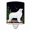 Starry Night Dog Art Ceramic Night Light - S000213B001695P103812V000