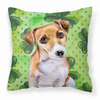 St Patrick's Design with Dog Fabric Decorative Pillow - S000213B001695P114012V000