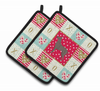 Dog XOXO Pair of Pot Holders - CK5960PTHD