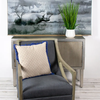 Parkland Collection Tess Transitional Beige Throw Pillow