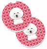 Dog Themed Cup Holder Car Coasters (Set of 2) - S000213B001695P076408V083