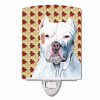Fall Leaves Dog Art Portrait Ceramic Night Light - S000213B001695P103299V000