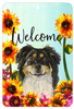 Border Collie - HHS Welcome Indoor/Outdoor Aluminum Sign