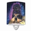 Starry Night Dog Art Ceramic Night Light - S000213B001695P103786V000