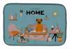 Dog in Sweet Home Dish Drying Mat - S000213B001695P020177V005