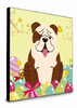 Easter Eggs Dog Artwork Wall Panel - BB6121UP88