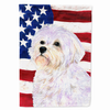 USA American Flag with Dog Flag Garden Size - SS4043GF