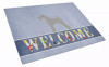Welcome Dog Print Glass Cutting Board Large - BB5496LCB