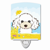 Summer Beach Design with Dog Ceramic Night Light - S000213B001695P099456V000