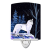 Starry Night Dog Art Ceramic Night Light - S000213B001695P103761V000