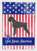 USA Patriotic Dog Breed Themed Flag Canvas - BB3373CHF