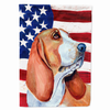 USA American Flag with Dog Flag Garden Size - S000213B001695P119895V000