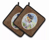 Dog Artwork Pair of Pot Holders - S000213B001695P069331V012