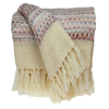 Parkland Collection Daisy Transitional Multi 52" x 67" Woven Handloom Throw