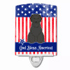 American Flag Design with Dog Ceramic Night Light - S000213B001695P099602V000