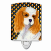 Candy Corn Halloween Dog Art Portrait Ceramic Night Light - SS4320CNL