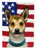 American Flag with Dog Artwork Flag Garden Size - CK6632GF