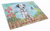 Spring Dog Print Glass Cutting Board Large - S000213B001695P000878V047