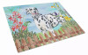 Spring Dog Print Glass Cutting Board Large - S000213B001695P000878V020