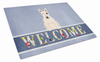 Welcome Dog Print Glass Cutting Board Large - BB5719LCB
