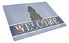Welcome Dog Print Glass Cutting Board Large - BB5673LCB