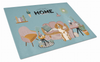 Sweet Home Dog Print Glass Cutting Board Large - S000213B001695P020202V015
