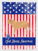 USA Patriotic Dog Breed Themed Flag Canvas - BB3370CHF