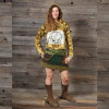HEART OF GOLD HOODY Sinker Cotton Tie Dye Patchwork Pullover Hoody with SYF Print - S001496B001981P000041V004