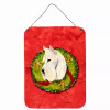 Christmas Wreath Design with Dog Wall or Door Hanging Prints - S000213B001695P028736V000