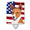 USA American Flag with Dog Ceramic Night Light - S000213B001695P103151V000