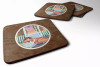 Dog Breed Collie Foam Coaster
