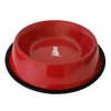Non Skid Red Bowl With White Dog Design - NSB 522