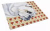 Fall Dog Print Glass Cutting Board Large - S000213B001695P054051V018