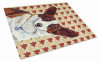 Fall Dog Print Glass Cutting Board Large - S000213B001695P054051V030