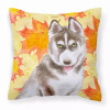 Fall Design with Dog Fabric Decorative Pillow - S000213B001695P114082V000