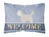 Welcome Dog Art Canvas Fabric Decorative Pillow Style 2 - S000213B001695P096877V000