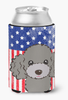 American Flag and Dog Can or Bottle Hugger - S000213B001695P064161V000